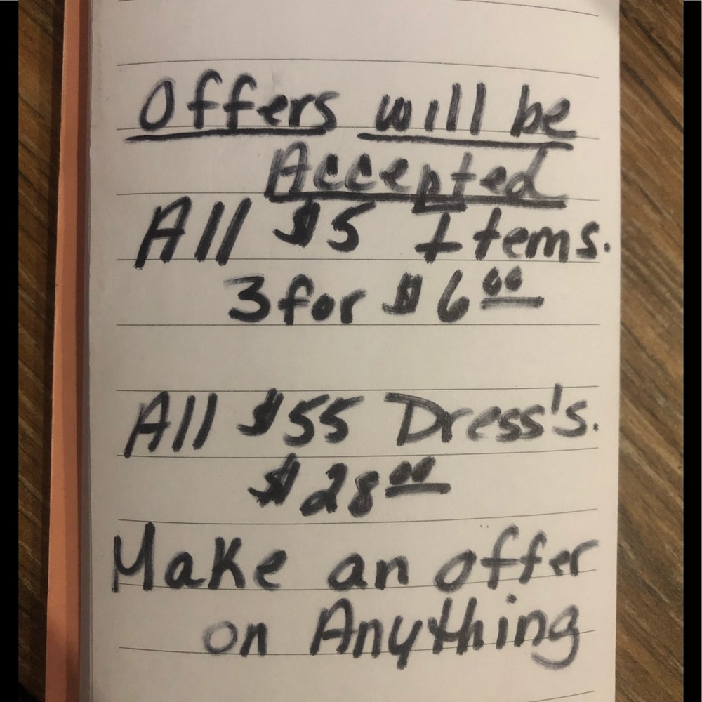 3/$6 MAKE AN OFFER